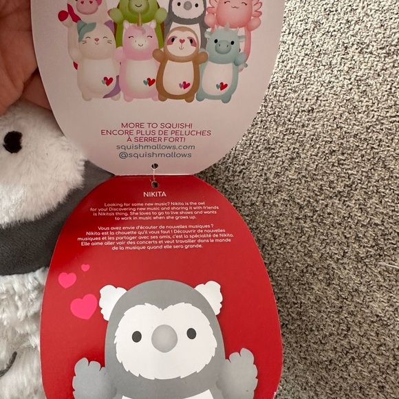 Nwt  10” Nikita Hugmee Squishmallow - Picture 3 of 5